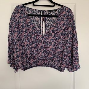 floral blouse